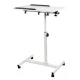 Maclean mobilais datorgalds MC-121 W, regulējams augstums, balts