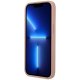 Guess Saffiano Triangle vāciņš iPhone 14 Pro Max - Rozā