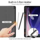 Dux Ducis Domo atverams vāciņš Samsung Galaxy Tab S9 ar statīva funkciju, melns