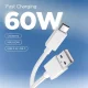 Кабель USB-A - USB-C Spigen Essential EB6015AC 60W 150 см, белый