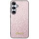 Guess Samsung Galaxy S24 Case Glitter Script, Pink