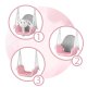 Ricokids 3-in-1 Baby Swing Miś, Pink