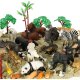 Kids Animal Figure Toy Set, 59 pcs.