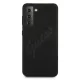 Чехол Guess для Samsung Galaxy S21+ Silicone Vintage Script, черный
