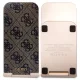 Guess 4G Pattern MagSafe salokāms 2in1 bezvadu lādētājs 15W, brūns