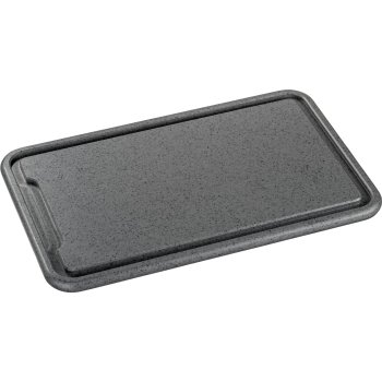 Zassenhaus 60034 Plastic Carving Board, 36x23 cm, Dark Grey