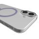 Puro iPhone 17 vāciņš Lite Mag, caurspīdīgs ar rozā gredzenu