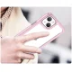 Vāciņš Outer Space Case priekš iPhone 14 Plus ar gēla rāmi, rozā