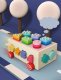 Wooden Shape Sorter Pull Along Toy with Blocks Jhtoy-550