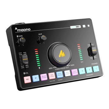 Maono AMC2 Neo audio mikseris un skaņas karte, melns