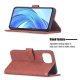Xiaomi Mi 11 Lite Geometric Texture Wallet Stand Leather Phone Book Case Cover, Brown | Telefona Vāciņš Maciņš...