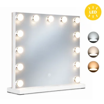 Зеркало для макияжа с подсветкой ModernHome 50x40 см 13 LED ламп