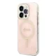 Apple iPhone 14 Pro 6.1\" Guess 4G Print MagSafe Case Cover (GUBPP14LH4EACSP) + Charger, Pink | Чехол Кейс...