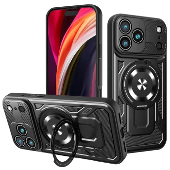TFO Defender Armor Mag vāciņš priekš iPhone 17 / 18 Pro Max 6.9", melns