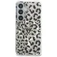 Чехол Guess IML Leopard Triangle MagSafe для Samsung Galaxy S26, черный