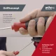 Wiha SoftFinish Screwdriver Set, 12 Pieces, Black/Red