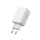 Сетевое зарядное устройство Tech-Protect NC45W-GAN 2xUSB-C 45W, белое