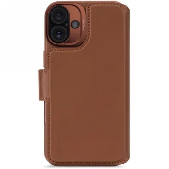 Decoded ādas noņemams maksts MagSafe futrālis ar maku iPhone 16 - brūns | Leather Detachable Wallet Case with for...