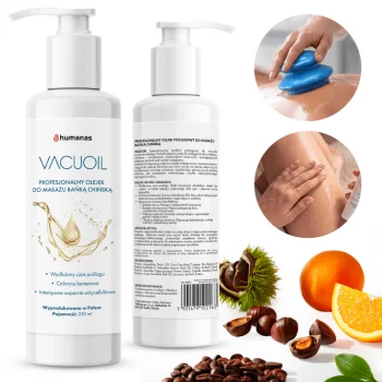 Humanas Vacuoil Chinese Cupping and Massager Massage Oil – 250 ml