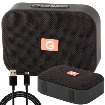 Mini Wireless Bluetooth Speaker with FM Radio and USB, Black