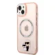 Чехол Karl Lagerfeld для iPhone 14 Plus Iconic Karl & Choupette Розовый