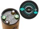 Electric Salt and Pepper Grinder with LED Light, Black