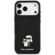 Karl Lagerfeld Karl&Choupette silikona vāciņš iPhone 18 Pro Max / 17 Pro Max, melns