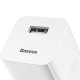 USB Tīkla Lādētājs Baseus CCALL-BX02 Quick Charge 3.0 24W Balts