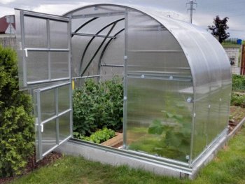 Siltumnīca Klasika 6 (3X2M) Ar Pamatiem Un 4Mm Polikarbonāta Pārklājumu; 4779037490172