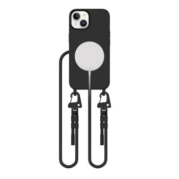 Tech-Protect MagNecklace MagSafe vāciņš ar siksniņu iPhone 13, melns