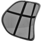 Ergonomisks muguras balsta spilventiņš krēslam un automašīnai melns