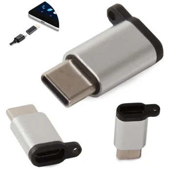 Адаптер-переходник с Micro USB на USB C 3.1 для зарядки