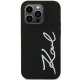 Karl Lagerfeld iPhone 11 / XR vāciņš Silicone Signature, melns