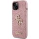 Apple iPhone 15 6.1\'\' Glitter Script Big 4G Case Cover, Pink | Telefona Maciņš Vāks Apvalks Bampers