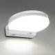 Maclean MCE346 W LED fasādes lampa, 15W, 1300lm, IP65, balta