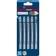Bosch EXPERT T308BP figūrzāģa asmeņi kokam, 117 mm, 5 gab.