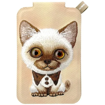 Магнитный кардхолдер-подставка Nimmy New Big-Eye Cute Pets 2.0 Cat, коричневый