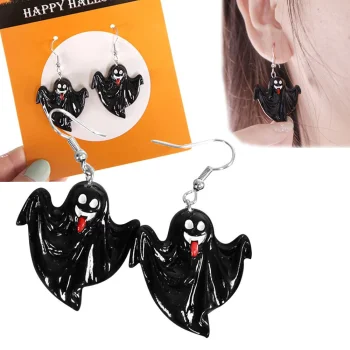 Halloween Earrings, Plastic, Various Designs