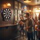 Electronic Dart Board with LCD Display 18 Games 6 Darts Set for Game Room
