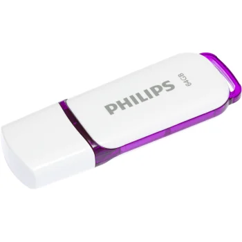 USB-флешка Philips Snow Edition 64 ГБ USB 2.0, белая / фиолетовая