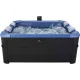 Mspa Sapphire F-SA063W Inflatable SPA Pool, 6 Person