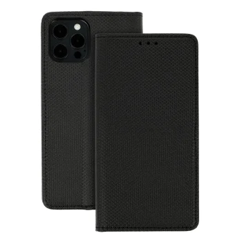 Xiaomi Redmi A1 / Redmi A2 Smart Magnetic Case Cover Stand, Black | Telefona Vāciņš Maciņš Apvalks Grāmatiņa