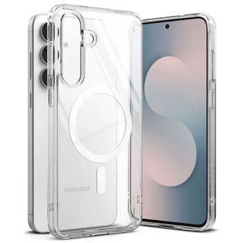 Ringke Fusion Magnetic MagSafe Phone Case Cover Samsung Galaxy S25 FE - Clear