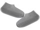 Waterproof Rubber Rain Shoes Boots Covers, M Size 35-38, Grey