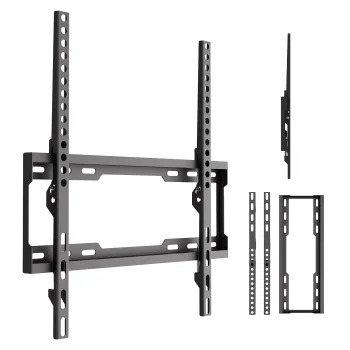 Настенное крепление для ТВ Maclean MC-187, 32-75", до 45 кг, VESA 400x400, Черный