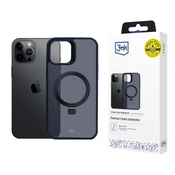 Чехол 3Mk Protection Smoke Case Mag&Stand для iPhone 12 Pro Max - Черный