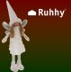Ruhhy Christmas Fairy Figurine, White
