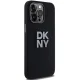 Чехол DKNY для iPhone 15 Pro Max Liquid Silicone Metal Logo, черный