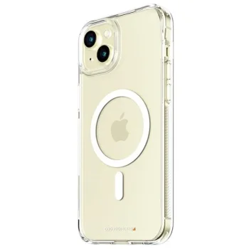 PanzerGlass cietais futrālis ar MagSafe D3O un militāro sertifikāciju iPhone 15 Plus / 14 - caurspīdīgs | HardCase...
