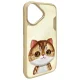 Nimmy Big Eyed Pet 2.0 Cat vāciņš Apple iPhone 16, Zaļš